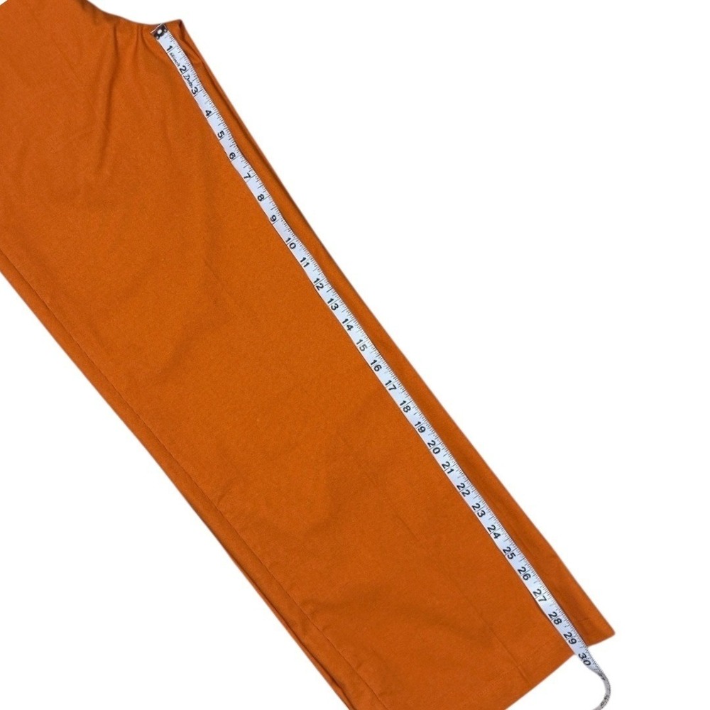 Commense Orange Vest + Pants Set Cotton Linen Two Piece Set Womens XS NWOT - Picture 6 of 8